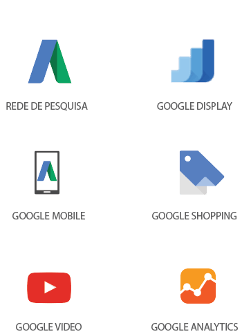 Advance possui todas as certifições Google Partners(pesquisa, display, mobile, shopping, video e analytics).